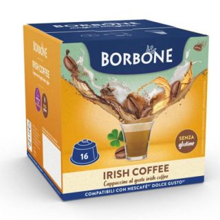 Paquet De 16 Capsules BORBONE Irish Compatible DOLCE GUSTO