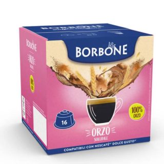 Paquet De 16 Capsules BORBONE Orzo Compatible DOLCE GUSTO