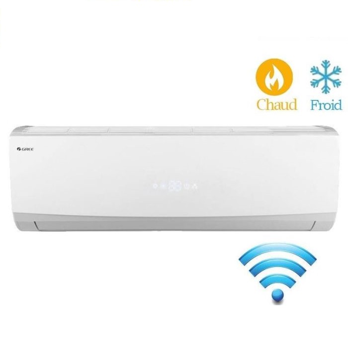Climatiseur Inverter GREE Tropicalisé 24000 BTU Chaud/Froid Smart - Garantie 3ans