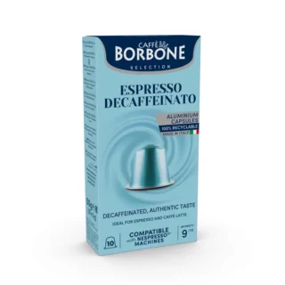 Capsules Borbone Espresso Decaffeinato 10 capsules Compatibles Nepsresso